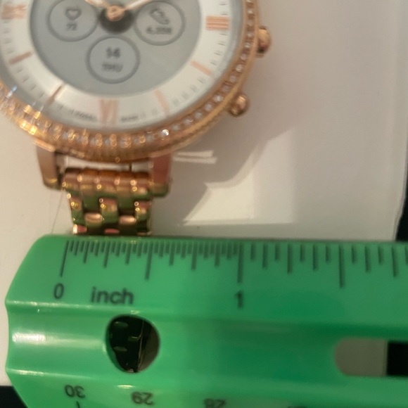 🚫SOLD🚫 Fossil Monroe hybrid watch in rose gold with extra band - NWT - Picture 10 of 16